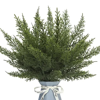 Produktbild von Set mit 24 künstlichen Tannenzweigen – Perfekt für Weihnachtsdekoration