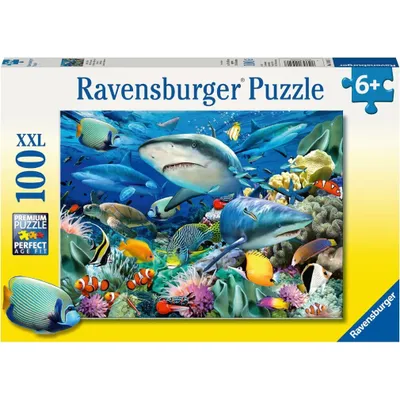 Obrázek produktu pro Ravensburger 10951 Ravensburger XXL Riff der Haie Puzzle 100 Teile