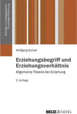 Produktbild von Erziehungsbegriff und Erziehungsverhältnis