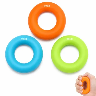 Imagen del producto de 3 unidades de ejercitador para los dedos, fortalecedor de agarre y ejercitador de antebrazo