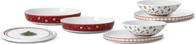 Obrázek produktu pro Villeroy & Boch 1485859080, 2 člověk/lidí, Porcelán, Červená, Kulatý, 4,2 kg