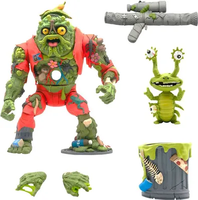Produktbild von Super7 Teenage Mutant Ninja Turtles Ultimates Muckman & Joe Eyeball Actionfigur 18 cm SUP7-DE-TMNTW04-MJE-01