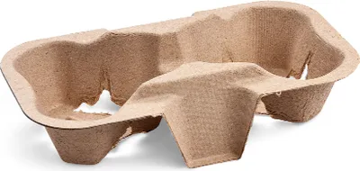 Produktbild von 500 2-Cup Carrier Tragetabletts für Becher – PAP-Rec 19x11x4cm Becherhalter