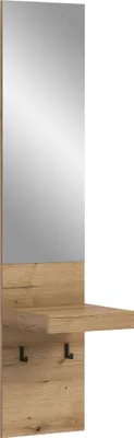 Produktbild von Garderobenpaneel >Naro< in Evoke Oak - 35x160x37cm (BxHxT)