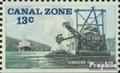 Produktbild von Briefmarken Panama-Kanalzone 1976 Mi 171Du (kompl.Ausg.) postfrisch Schwimmbagger