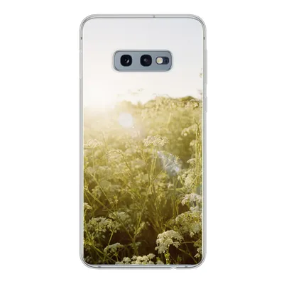 Produktbild von MuchoWow® Handyhülle Schutzhülle Hülle für Samsung Galaxy S10e Blumen - Weiß - Frühling Silikon Softcase Handy Hülle - Handy
