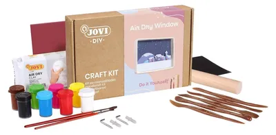 Imagen del producto de JOVI 2704 JOVI Modelliermasse DIY Air Dry Fenster mehrfarbig