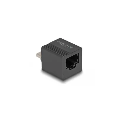 Immagine prodotto di Delock Adapter to Gigabit LAN mini - Adattatore di rete - USB-C - Gigabit Ethernet x 1 - Nero (66462)