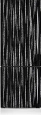 Produktbild von Magnete Küche Kühlschrank Kühlschrankmagnete 60x205 cm - Schwarzes Design.