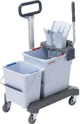 Produktbild von Vileda Professional UltraSpeed Pro Doppelfahreimer Set 10l 25l - 59x38x86 cm | Packung (1 Stück)