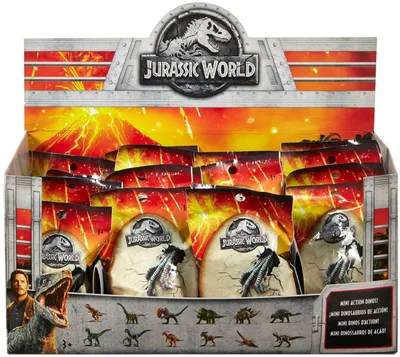 Produktbild von Mattel  FML69 Jurassic World Mini Action Dinos sortiert