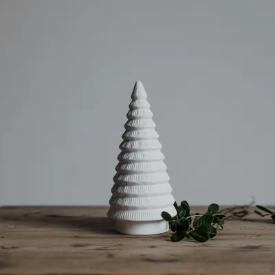 Produktbild von Deko Weihnachtsbaum Grankullen - weiß: medium