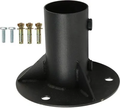 Produktbild von Robuster Stahlstützenstab für Leuchten und Poststationen, 52 mm, Langzeit-Festhaltungssystem.