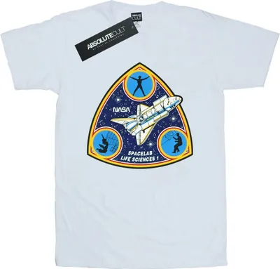 Produktbild von NASA - "Spacelab Life Science" T-Shirt für Herren BI52266 (L) (Weiß)