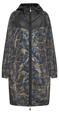 Image de Jika damen mantel - manteau pour femme, couleur olive, taille S