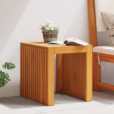 Produktbild von "im  " Beistelltisch - mit Praktische Tischplatte - Braun 43x36x40 cm Massivholz Teak - Gartentische CC18688