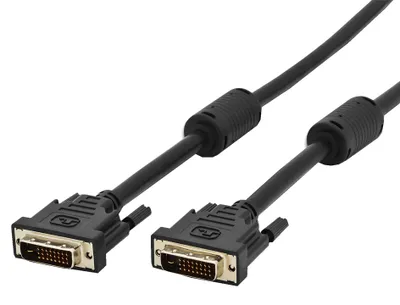 Produktbild von Digitus DVI-Anschlusskabel, 2 m, DVI-D, DVI-D, Männlich, Männlich, Schwarz