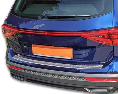 Für Seat Tarraco Typ KN ab 2018- Ladekantenschutz MATT mit Abkantung in der Farbe von Recambo e.K.