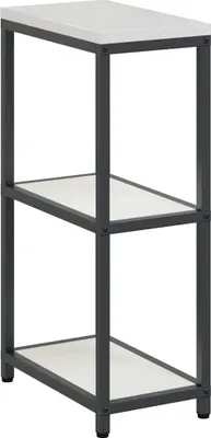 Obrázok produktu pre vidaXL Kuchynský úložný box HATTEM, biely, 30 x 50 x 92 cm, oceľ
