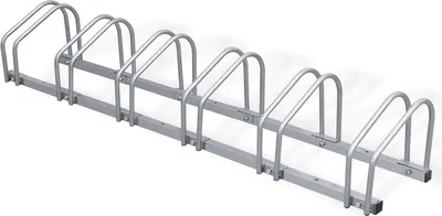 Obrázok produktu pre Jopassy stojan na bicykel pre 1/2/3/4/5/6 bicykle Viacúčelový pozinkovaný stojan na bicykel（6-násobný）