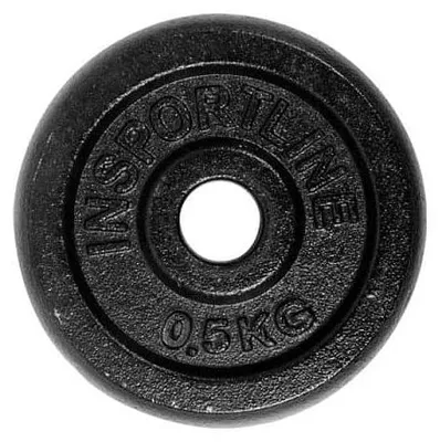 Produktbild von Insportline Gusseisenscheibe Castblack 0,5 kg 30 mm