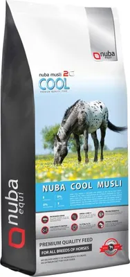Obrázok produktu pre Krmivo pre kone Nuba Cool Musli, nízkokalorické, bez ovsa, s obsahom horčíka