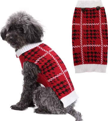 Produktbild von Winter Hundekleidung Haustierpullover Weihnachten Haustierkleidung Winter warmer Hundepullover