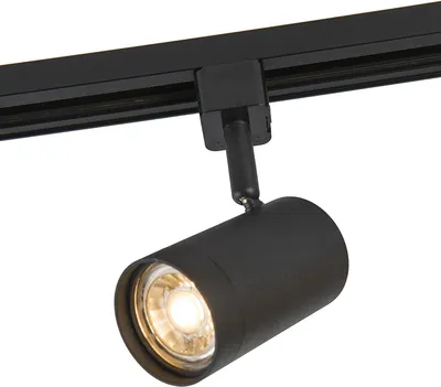 Produktbild von Smarter Schienenstrahler Schwarz 1 Phasig inkl  Wifi GU10 Iconic Jeana