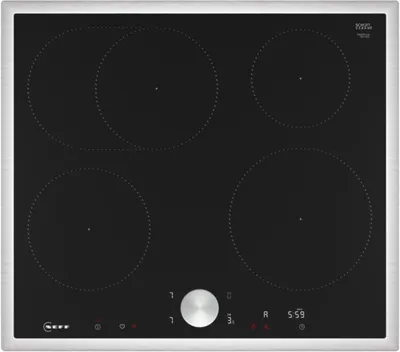 Produktbild von Neff T56STF1L0, Schwarz, Integriert, 60 cm, Zonen-Induktionskochfeld, 4 Zone(n), 4 Zone(n)