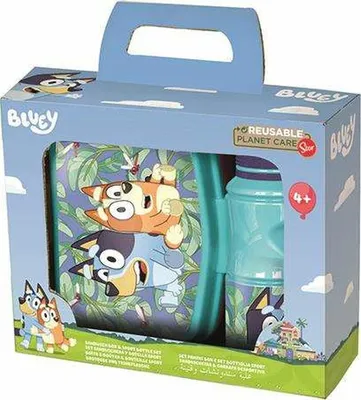 Obrázok produktu pre Sada na piknik s vreckom na fľašu Bluey