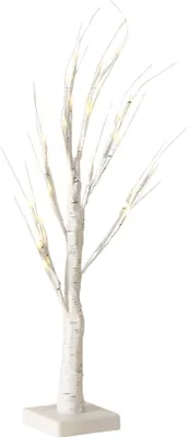 Produktbild von Boltze Home LED Dekobaum weiß multicolor 53cm Weihnachtsbeleuchtung