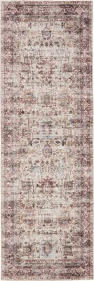 Image de Interiyou Tapis lavable Gent Multicolor/Pink 80x240 cm