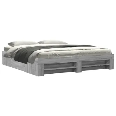 Obrázok produktu pre vidaXL Rám postele bez matraca Grey Sonoma 180x200 cm materiál na báze dreva