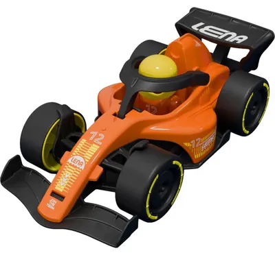 Produktbild von Lena 04301, Rennauto, 2 Jahr(e), Holz, Mehrfarbig, Orange