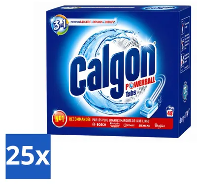 Produktbild von 25 x Calgon 3-in-1 Wasserenthärter-Tabletten - Vorteilspackung - 25 Stücke