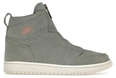 Image de Jordan 1 Retro High Zip, couleur vert "Mica" (pour femmes) - Taille EU 40