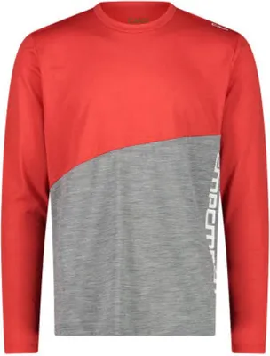 Produktbild von Cmp 32l2787 Langarm-t-shirt Rot,Grau S Herren Rot,Grau S