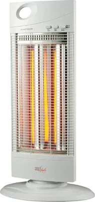 Obrázek produktu pro Melchioni 158640043, Elektrický přímotop s ventilátorem, Uhlíková vlákna, Vnitřní, Podlaha, Bílá, 1000 W