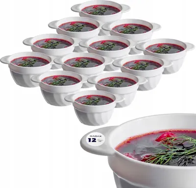 Produktbild von KADAX Suppentassen "Posta", Schüsseln zum Essen, 650 ml, 12 Stück