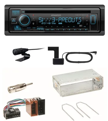 Produktbild von Kenwood KDC-BT950DAB Bluetooth DAB CD Einbauset für Renault Clio 1 2 Twingo