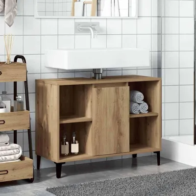 Imagen del producto de Lavabo de madera de roble para baño