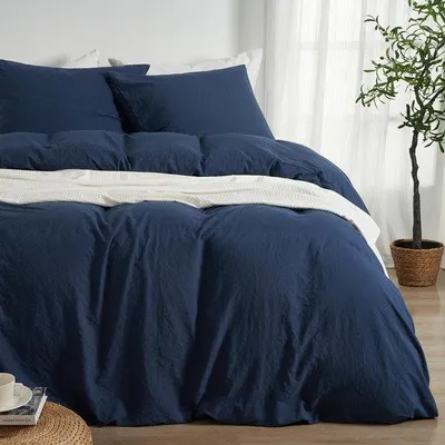 Produktbild von Unyqoos® Luxus Mikrofaser Bettwäsche Set mit Reißverschluss und Kissenbezügen