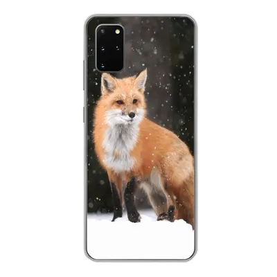 Produktbild von MuchoWow® Handyhülle Schutzhülle Hülle für Samsung Galaxy S20 Plus Fuchs - Schnee - Winter Silikon Softcase Handy Hülle - Hartschale