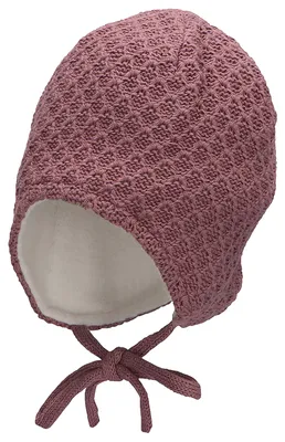 Produktbild von Sterntaler Baby Mädchen Strickmütze Baby GOTS Strickmütze Bindebändern Mütze - B