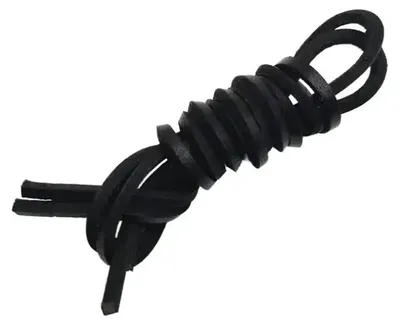 schwarze leder schnuersenkel