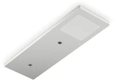 Obrázek produktu pro Naber Forato LED v barvě hliníku, osvětlení pod skříňku, jedno světlo bez vypínače, teplá bílá 3000 K