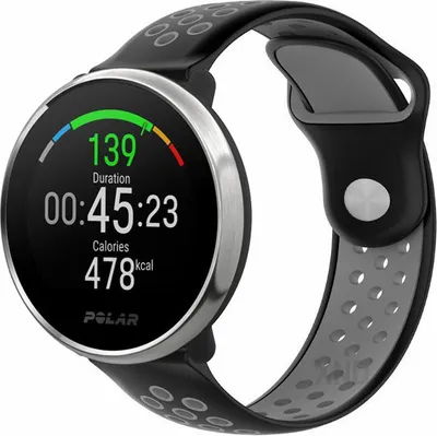 Produktbild von Strap-it Polar Ignite Sportarmband (Schwarz / Grau)