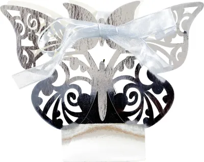 Produktbild von 50 Packungen 3D Schmetterling Hochzeit Gunst Boxen, Laser Cut Party Favor Box Für Süßigkeiten Schokolade