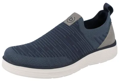 Produktbild von BUGATTI Herren Schlupfsneaker blau grau Strick Textil vegan - Größe: 44