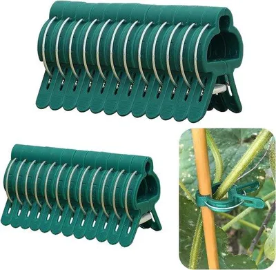 Produktbild von Famanu Pflanzenstützen für Garten- und Zimmerpflanzen - Kletterhilfe mit Pflanzenbindern
